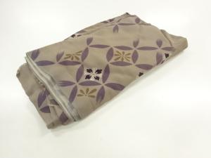 アンティーク　紋錦紗　花七宝模様着物洗い張り